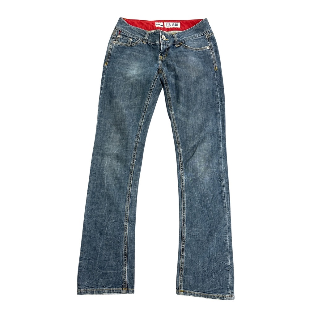 LTB 1948 Womens Low Rise Bootcut Jeans Medium Wash Blue Denim W27 L32